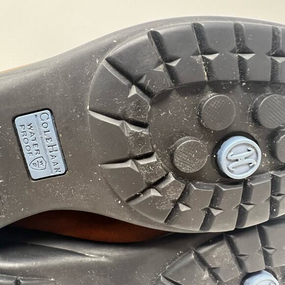 Cole Haan Women's Boots Size 6 Brown Leather Lace Up Waterproof - Picture 10 of 13